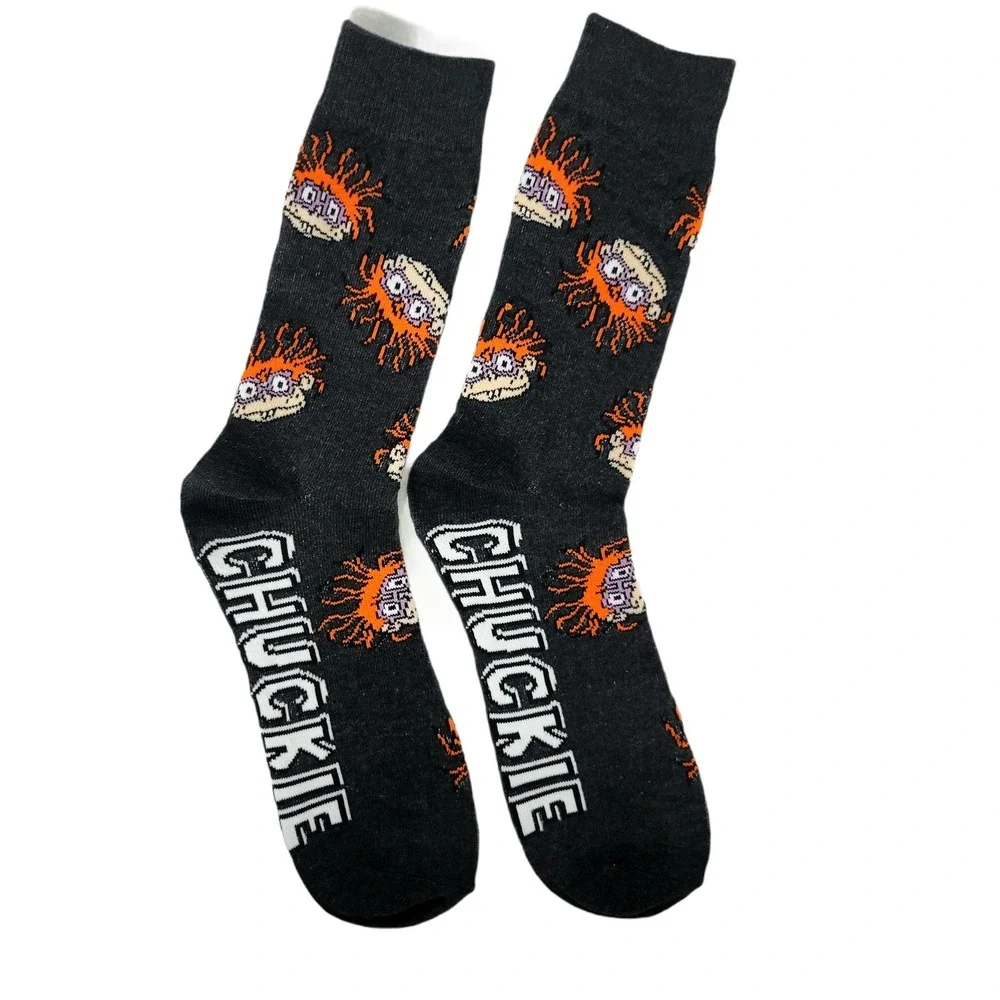 Nickelodeon‎ Rugrats Chuckie Finster Character Crew Socks All Over Print 2021